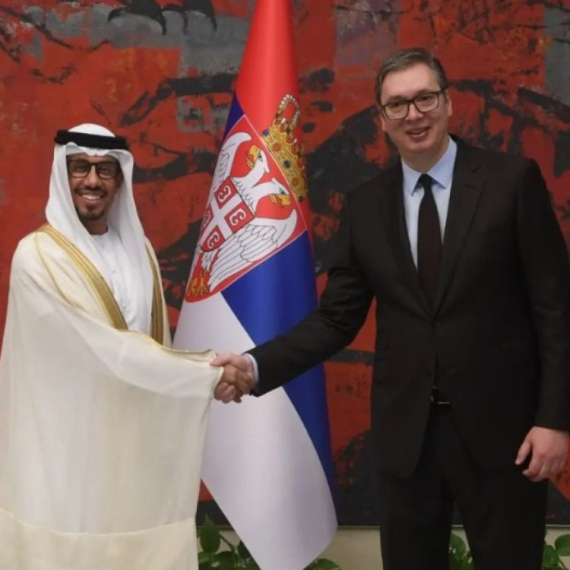 Vučić primio akreditive ambasadora; Hvala Bin Zajedu, iskrenom prijatelju Srbije FOTO